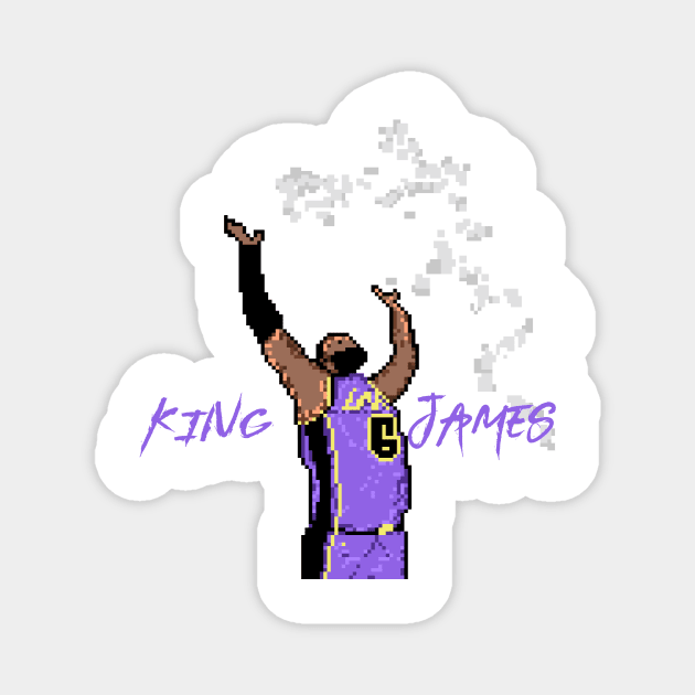 Lebron James Magnet by atiatiaman