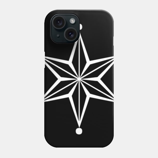 White Star Phone Case by SAMUEL FORMAS