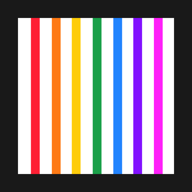 Bright rainbow stripes by bettyretro