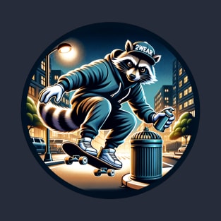 Spray Skater Raccon T-Shirt