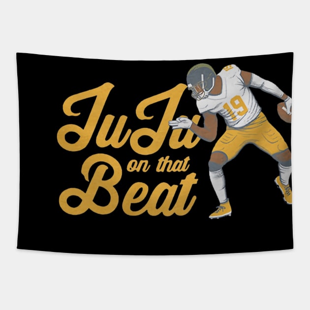 Juju Smith-Schuster Juju On That Beat Tapestry by Chunta_Design