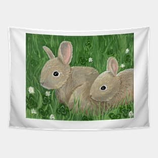 Baby Bunnies Tapestry