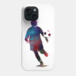 Football player sport art #football Phone Case