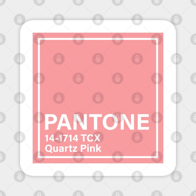 pantone 14-1714 TCX Quartz Pink Magnet by princessmi-com