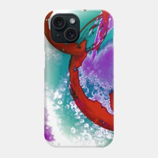 Bubbles and water painting design Phone Case