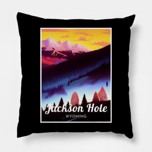 Jackson Hole Wyoming United States ski Pillow