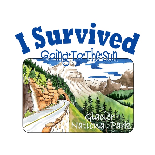 I Survived Going-To-The-Sun Road, Glacier NP by MMcBuck