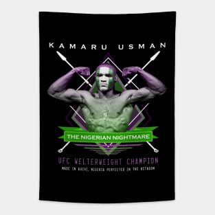 Kamaru Usman The Nigerian Nightmare Tapestry