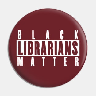 Black Librarians Matter Pin