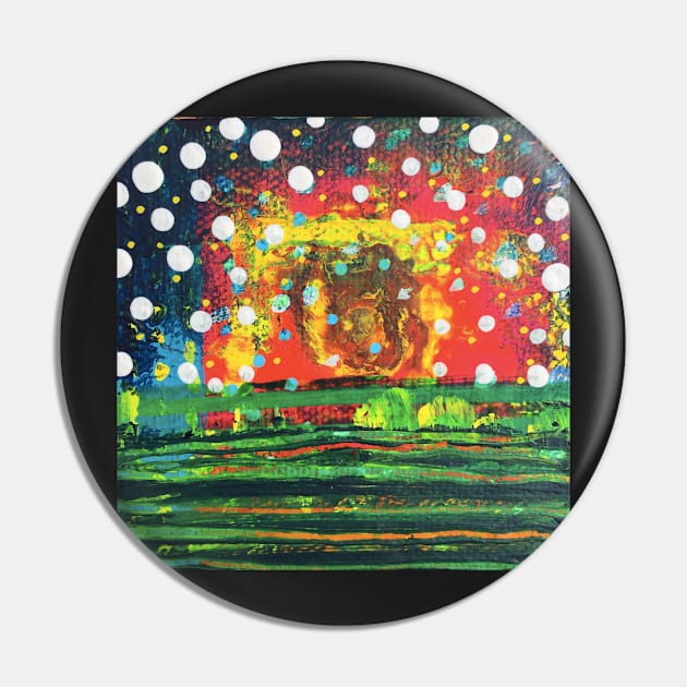 Attuned - Core Feeling : Inner Power Painting Pin by mellierosetest