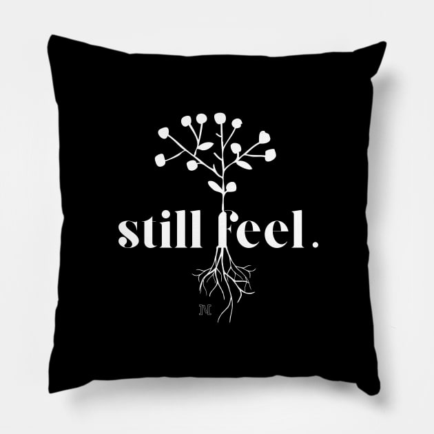 Still Feel tree logo Pillow by usernate