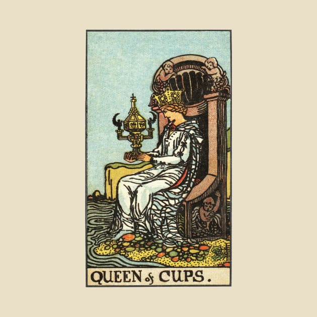 QUEEN OF CUPS by WAITE-SMITH VINTAGE ART