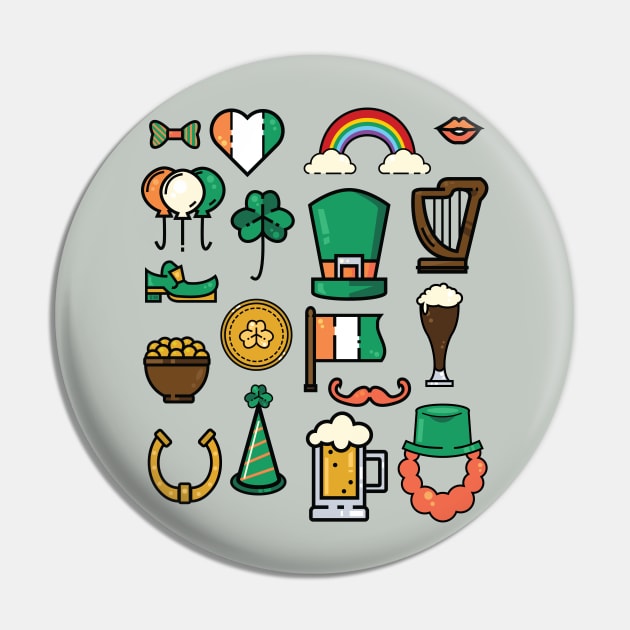 How to St. Patrick's Day Pin by DigitalCleo