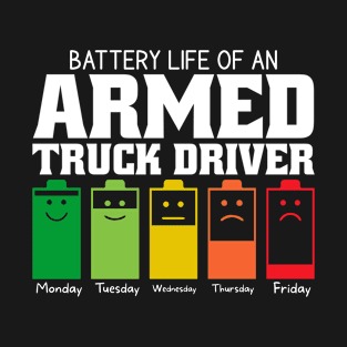 Battery Life Of An Armored Truck Driver T-Shirt