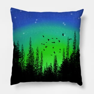 Nighttime Nature Pillow