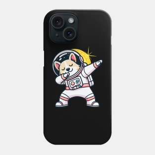 Total Solar Eclipse 2024 Shiba Inu Dabbing Phone Case