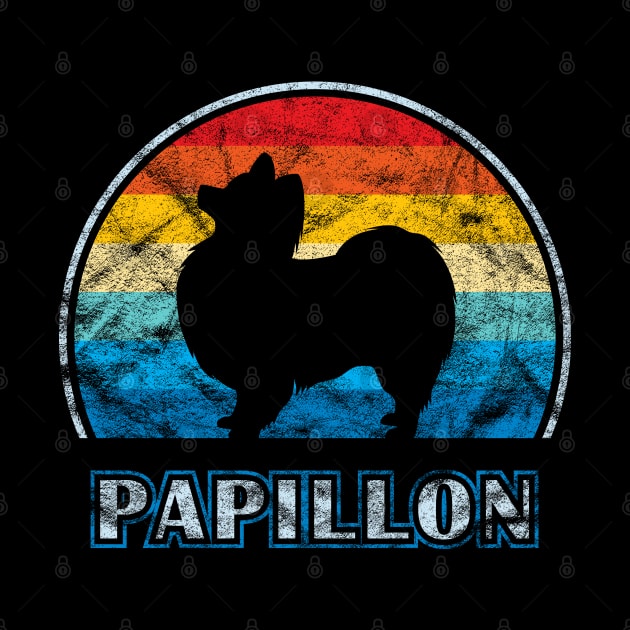 Papillon Vintage Design Dog by millersye