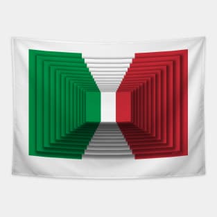 Italian flag 3d 3 Tapestry