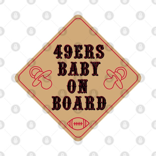 Baby Niners Fan on Board by bellyflopper