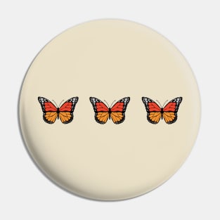 Three butterflies Pin