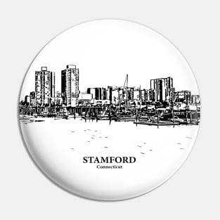 Stamford - Connecticut Pin