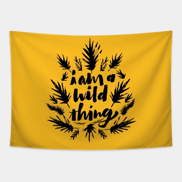 I am a wild thing Tapestry by MatthewTaylorWilson