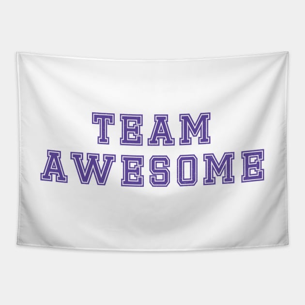 Team Awesome Tapestry by BishopCras