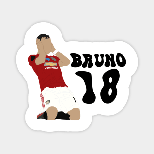 Bruno Fernandes 18 Magnet