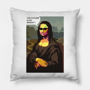 monalisa pop art Pillow