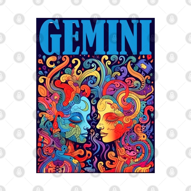 Gemini Zodiac Sign by TooplesArt