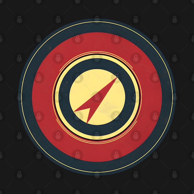 Be Your Own Hero Logo - Retro Superhero Style by Dazed Pig