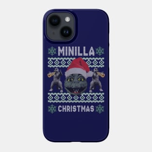 Minilla Christmas - Ugly Sweater Exclusive! Phone Case