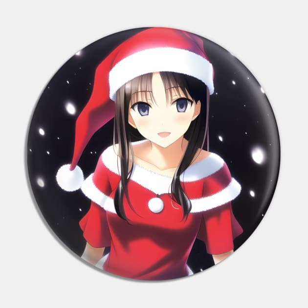 Santa Girl Pin by Tazlo