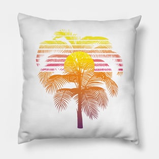 Palm Sunset Pillow