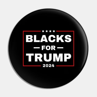 Blacks-for-trump-2024 Pin
