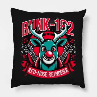 red nose reindeer Pillow