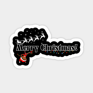 Merry Christmas! Simple design Magnet