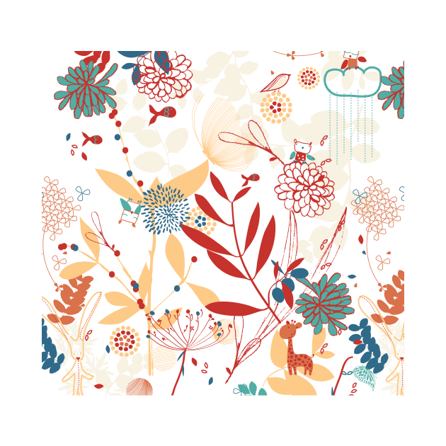 Flora vector (5) by inkonthread