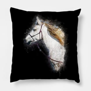 Magnificent Percheron Draft Horse Head 1 Pillow