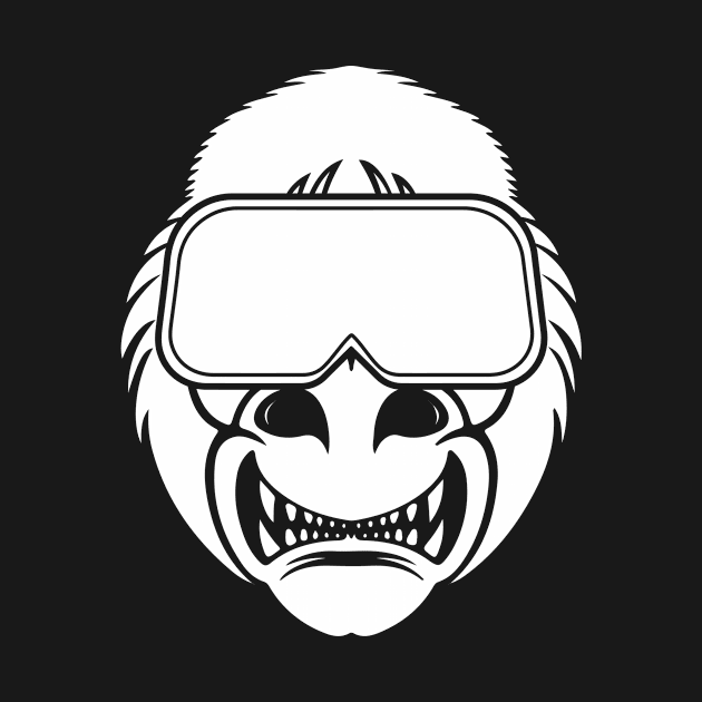 Gorilla VR Virtual Reality Ape Fun Headset by Mellowdellow