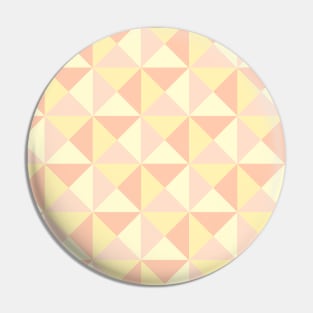 Peach Yellow Orange Pink Geometric Triangles Pattern Pin