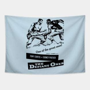 The Defiant Ones Movie Poster Tapestry