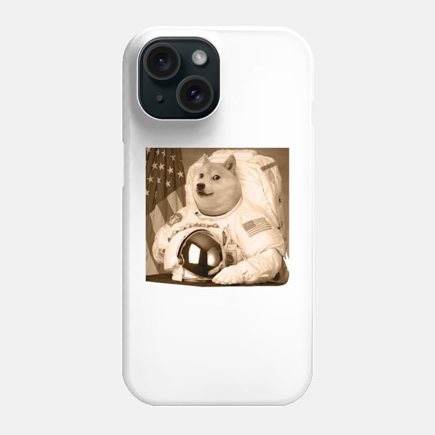 Dogecoin Astronaut -  Dogecoin To The Moon Phone Case by TEEPHILIC