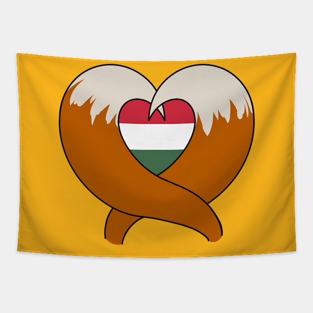 Alura Love Hungary Tapestry by AluraFox