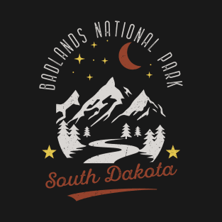 Vintage Badlands National Park South Dakota T-Shirt