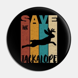 Save The Jackalope Pin