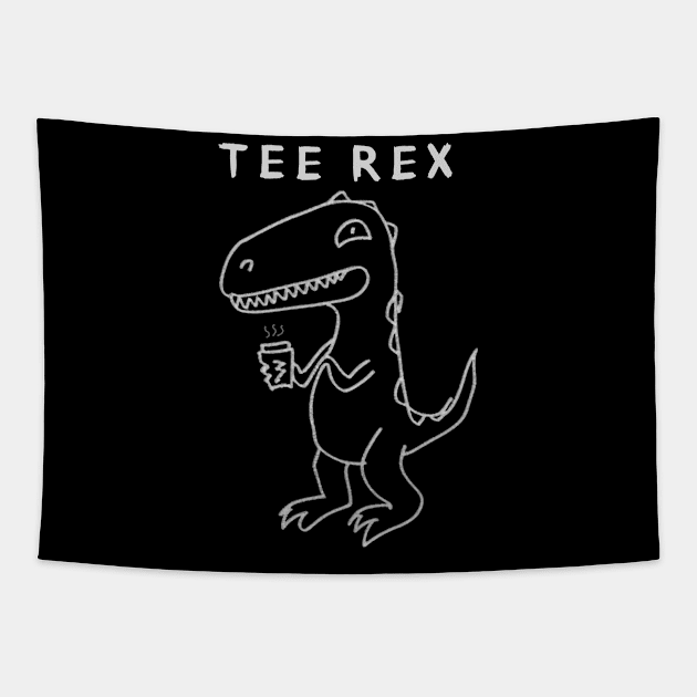 Teerex cup of tee Tapestry by DreamingWhimsy