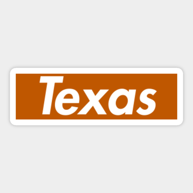 University of Texas Box Logo - Texas - Sticker