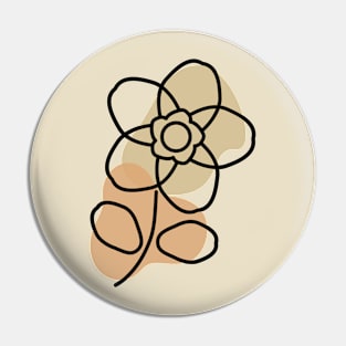 AbAbstract flower art Pin