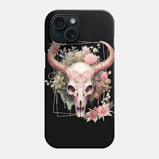 Mystical Cow Skull Phone Case